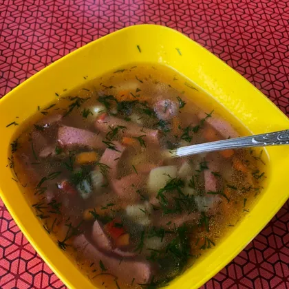 Походный сосисочный суп
