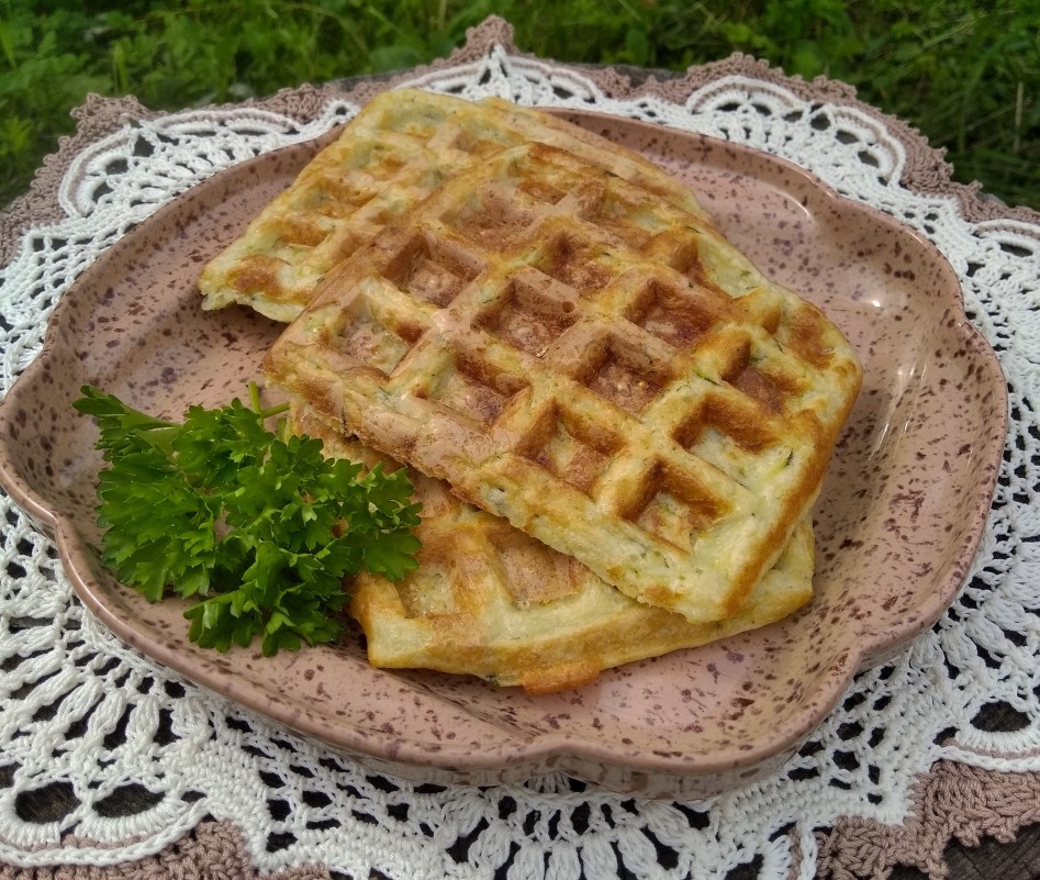 Вафли из кабачков