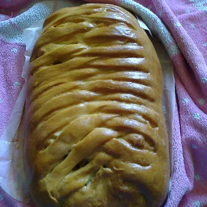 Пирог с курицей и картофелем