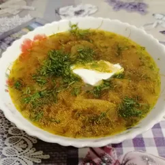 Грибной суп с перловкой 🍲