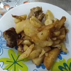 Мясо запеченное с овощами