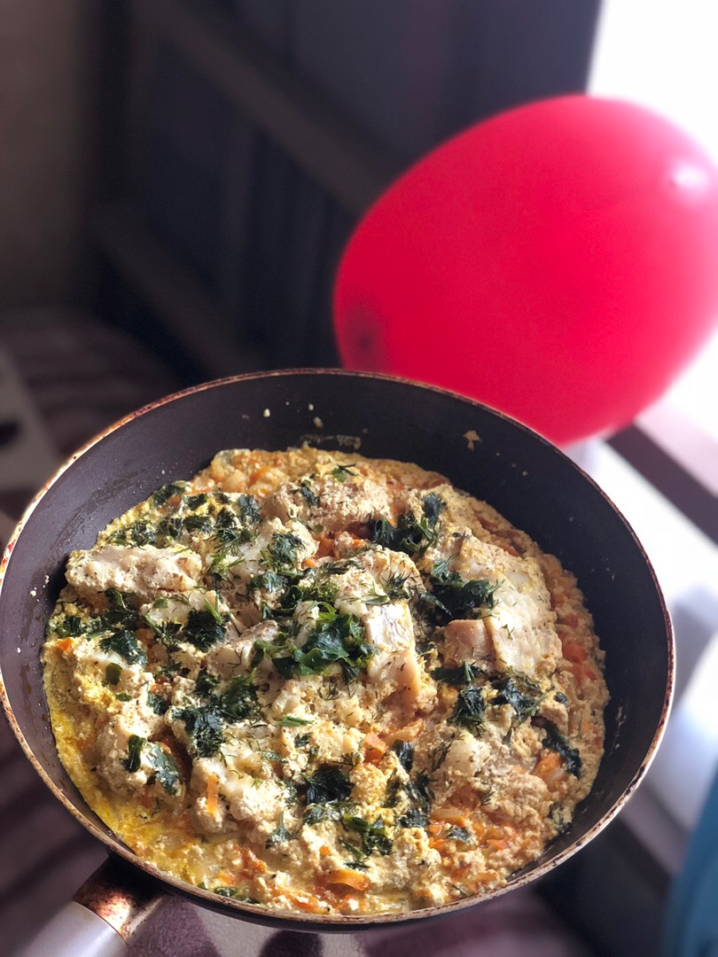 Минтай в сливках 🐟🤤