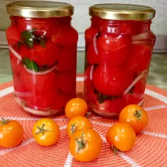 Томаты консервированные дольками 🍅