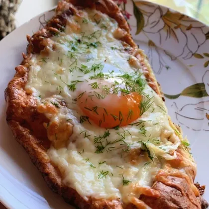 Пп хачапури или офигенный и вкусный завтрак 🍳