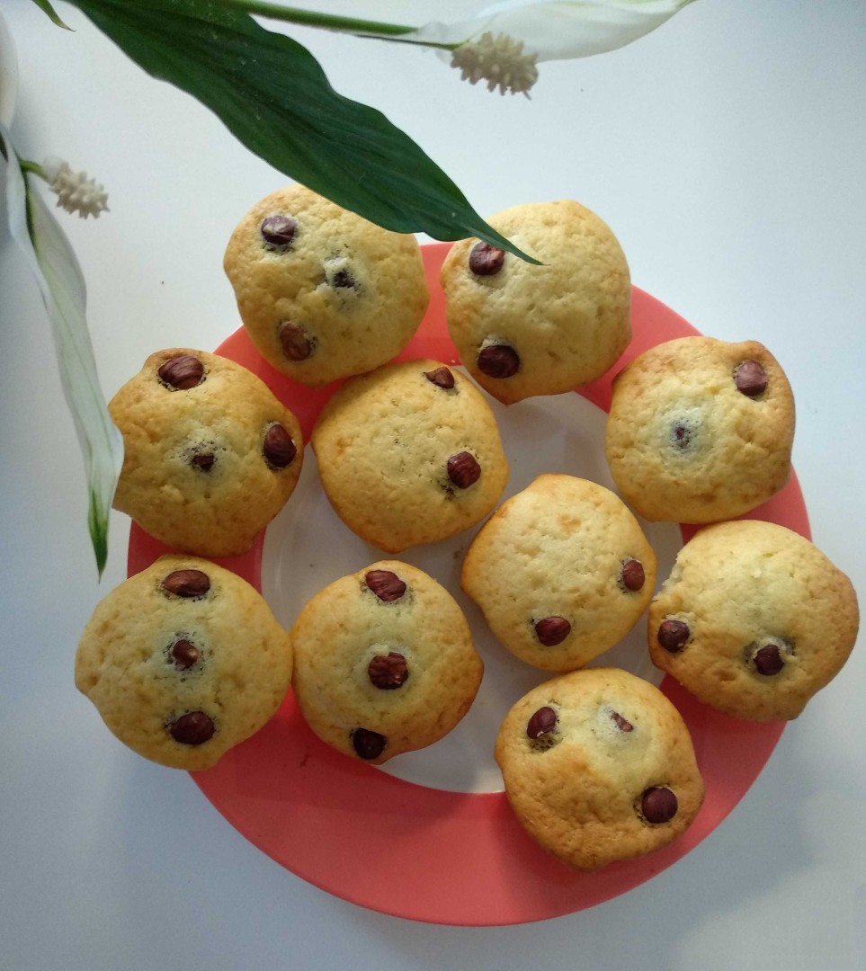 Кексики с фундуком 🌰