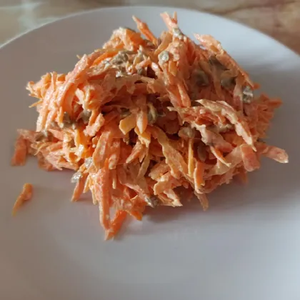 Простой латвийский морковный салатик