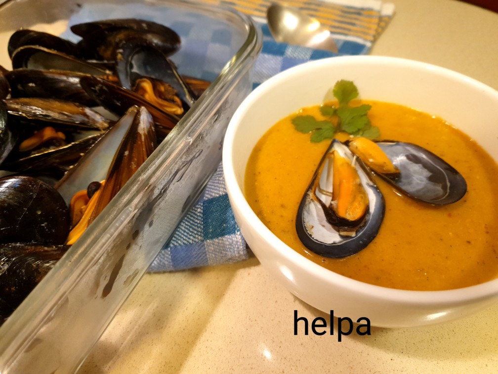 Суп-пюре с мидиями и сливками — нежный и бархатистый вкус