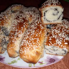 Рулетики с маком и сахаром