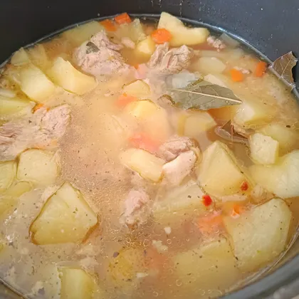 Тушёная картошка с тушенкой 