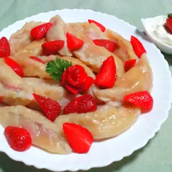 🍓Вареники с клубникой