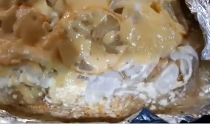 Рыба язык запеченная