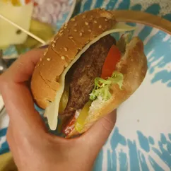 Домашний гамбургер🤩🍔