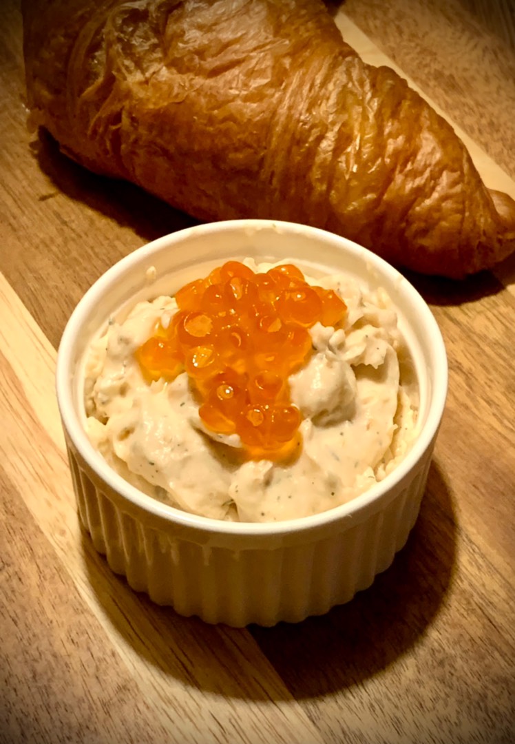 Мусс из копчёного лосося