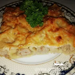 Каннеллони с соусом бешамель