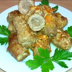 Мясные пальчики из свинины/Крученики/ Самые вкусные и сочные, приготовленные в духовке!