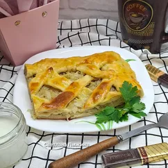 Пирог с капустой на кефире