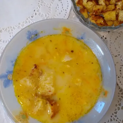 Сырный суп с плавленым сырком