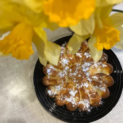 Супер быстрый пирог с яблоками🍏
Идеален для завтрака. 
Пирог получается очень сочным!