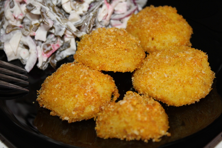Картофель в панировочных сухарях