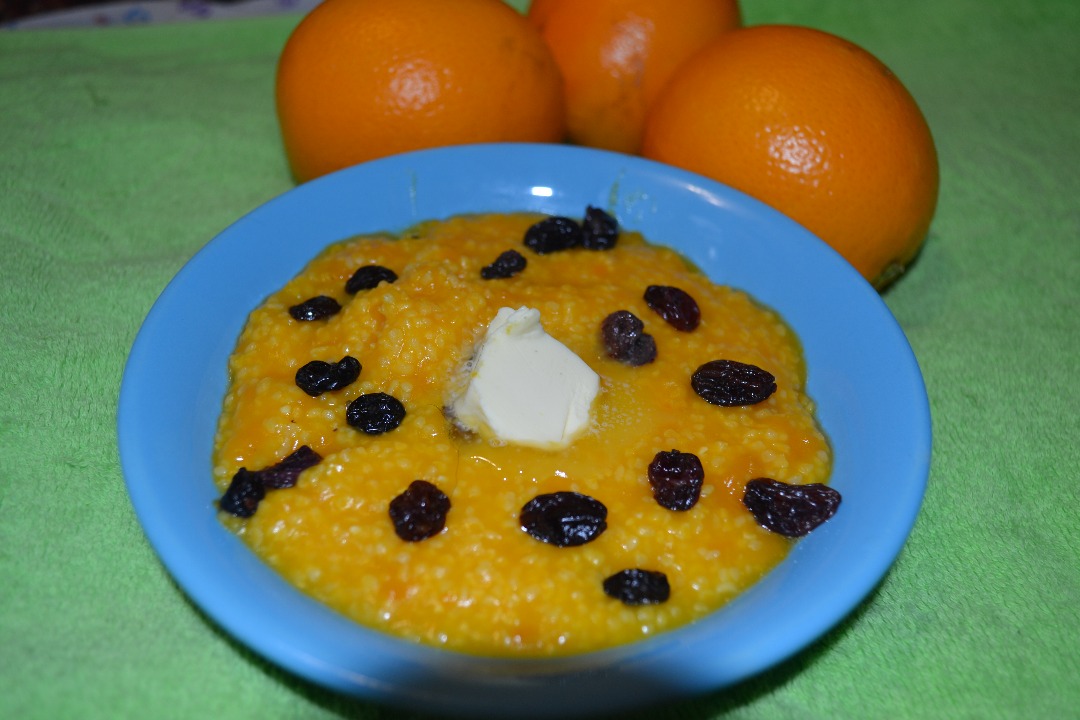 Тыквенная каша с изюмом