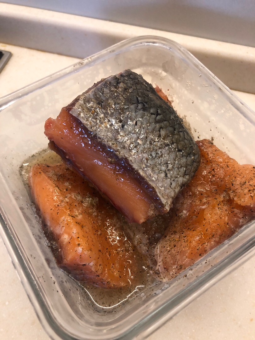 Быстрый слабосоленый лосось – пошаговый рецепт приготовления с фото