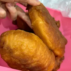 Пышные пирожки, с домашней брынзой, зелёным луком и яйцом