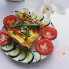 Омлет в духовке для любимых😍❤️🍴🍴🍴