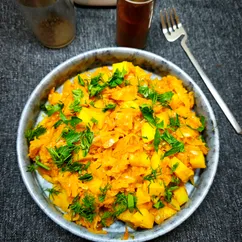 Тушёная капуста с картошкой 