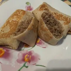 Блинчики с мясом