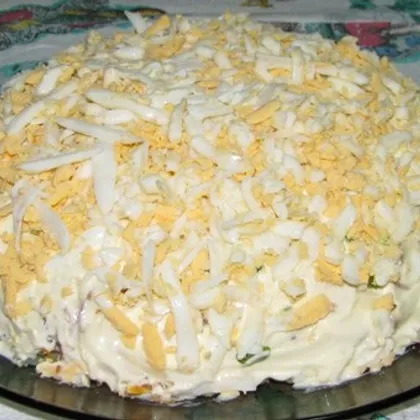 Салат  со шпротами