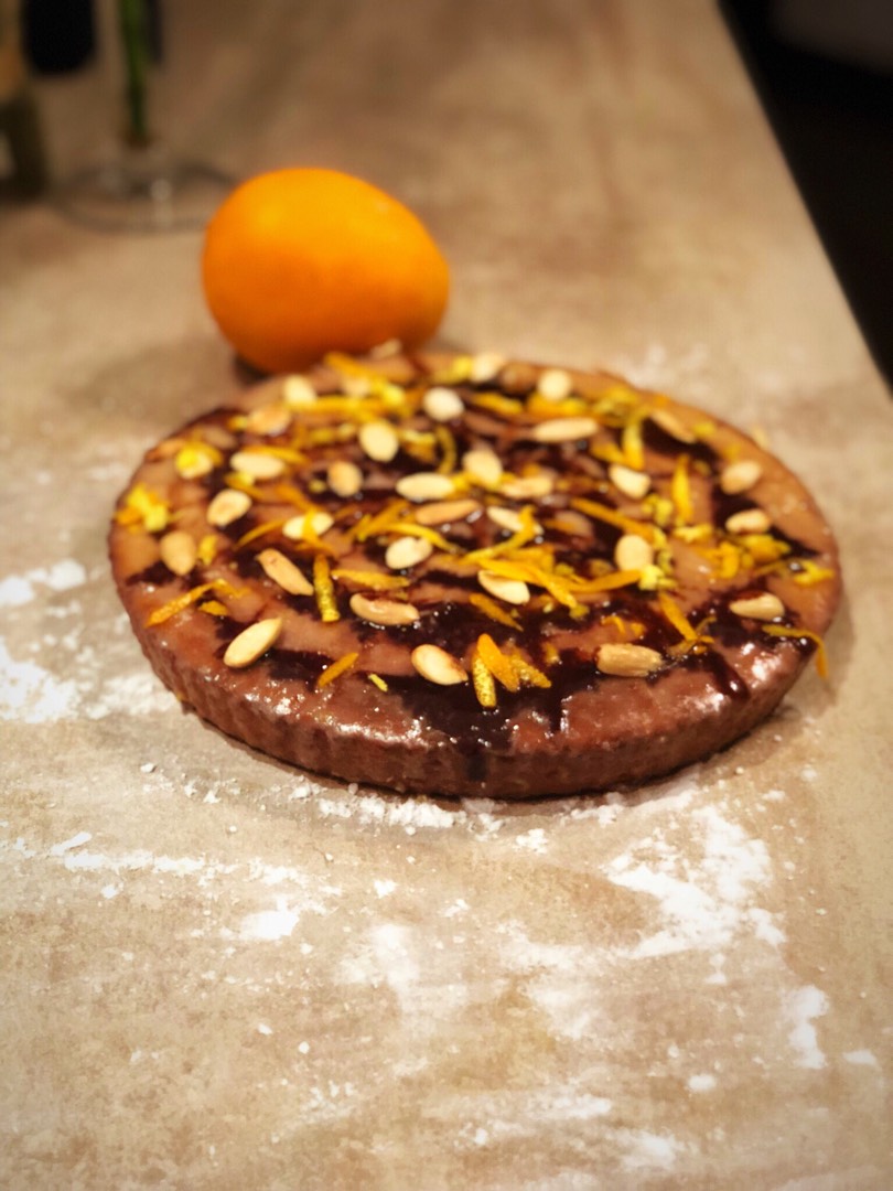 Апельсиново-Миндальный кекс