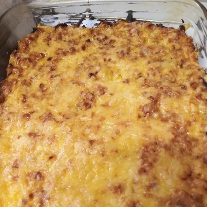 Картофельная запеканка под сыром