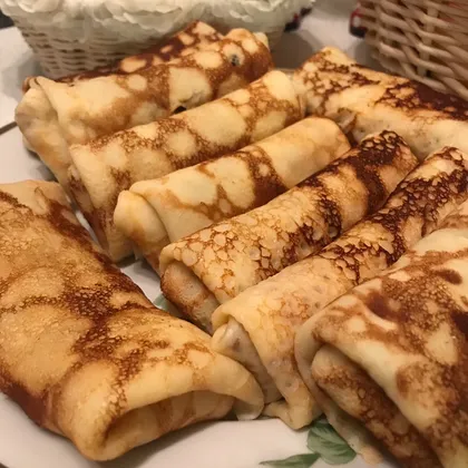 Блины «Конвертики с яблоками»🥞