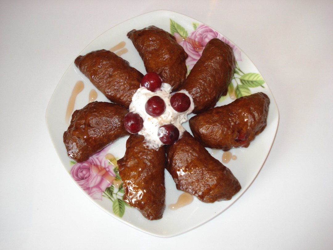 Вареники "вишня в шоколаде"