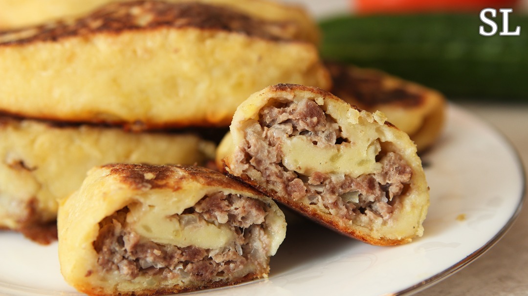 Картофельные Рулетики с Мясом
