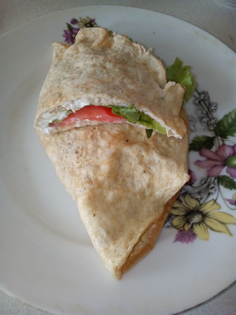 Овсяноблинчик с начинкой