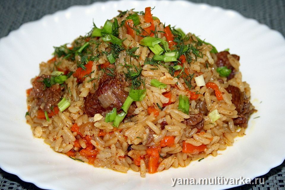 Плов в скороварке