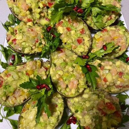 Салат с авокадо 🥑 и семгой