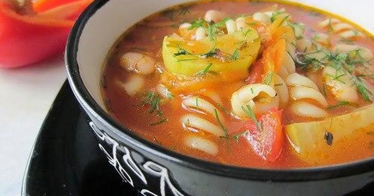 Итальянский овощной суп минестроне рецепт с фото пошаговый от Елена ...