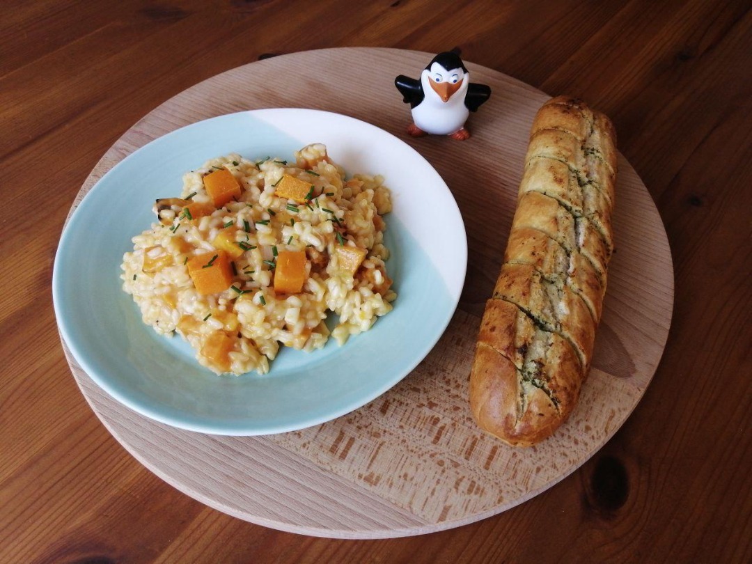 Ризотто с мускатнoй тыквой 🍛