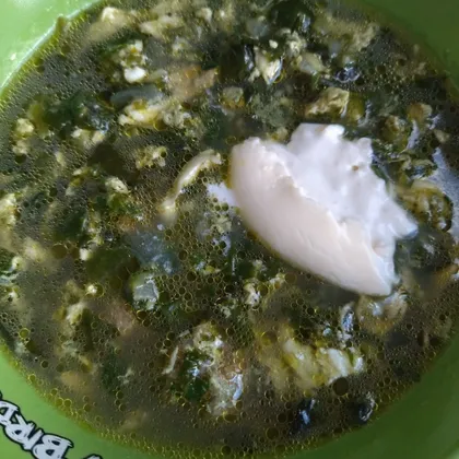 Суп с жареной зеленью "Арфы нет, возьмите клевер"