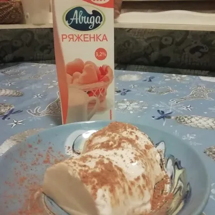 Десерт из ряженки