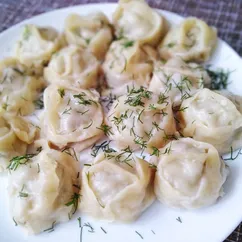 Манты с мясом 💕