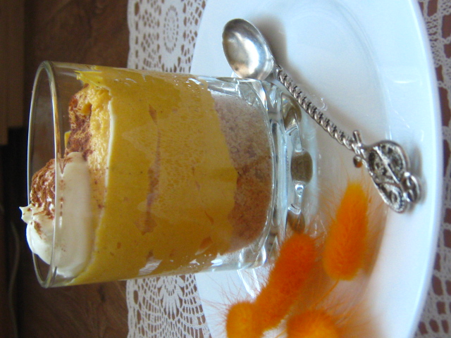 Десерт "Тыквенный чизкейк"