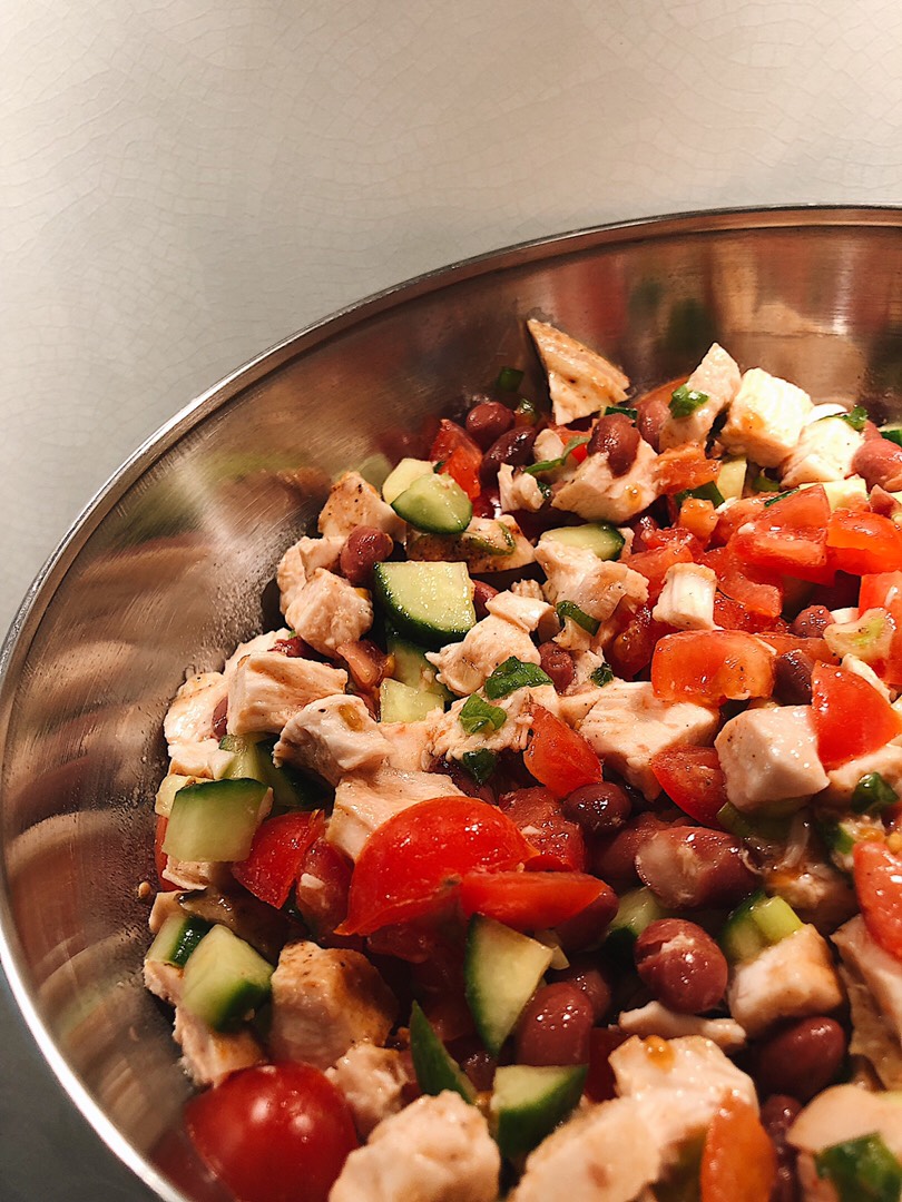 Белковый фитнес-салат