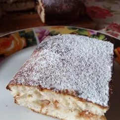 Сладкий наливной пирог🥧☕