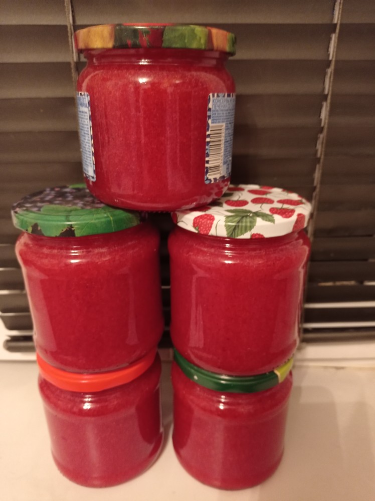 Желе из красной смородины