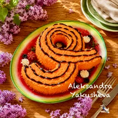 Салат «9 Мая» с курицей