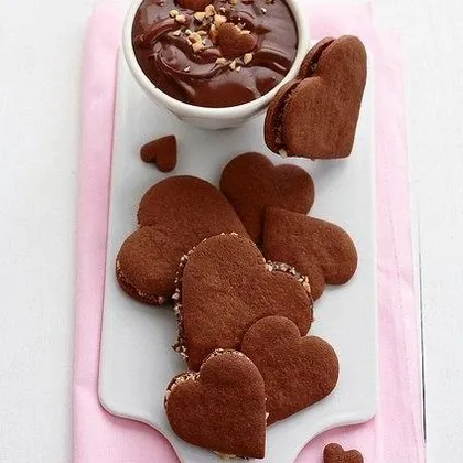 Шоколадная паста с орешками