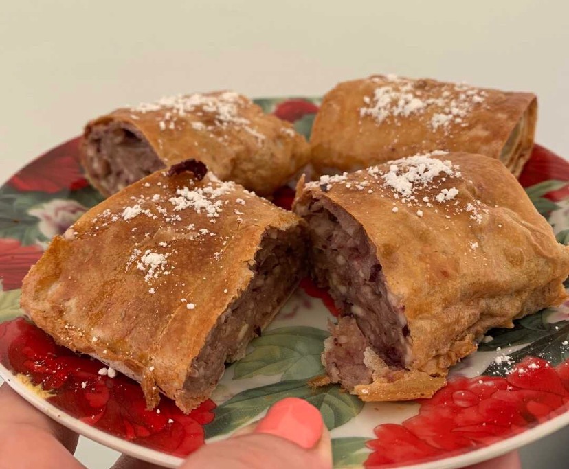 Творожный рулет